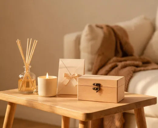 Housewarming candle display