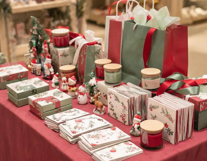 American Greetings cards candles and collectibles product table
